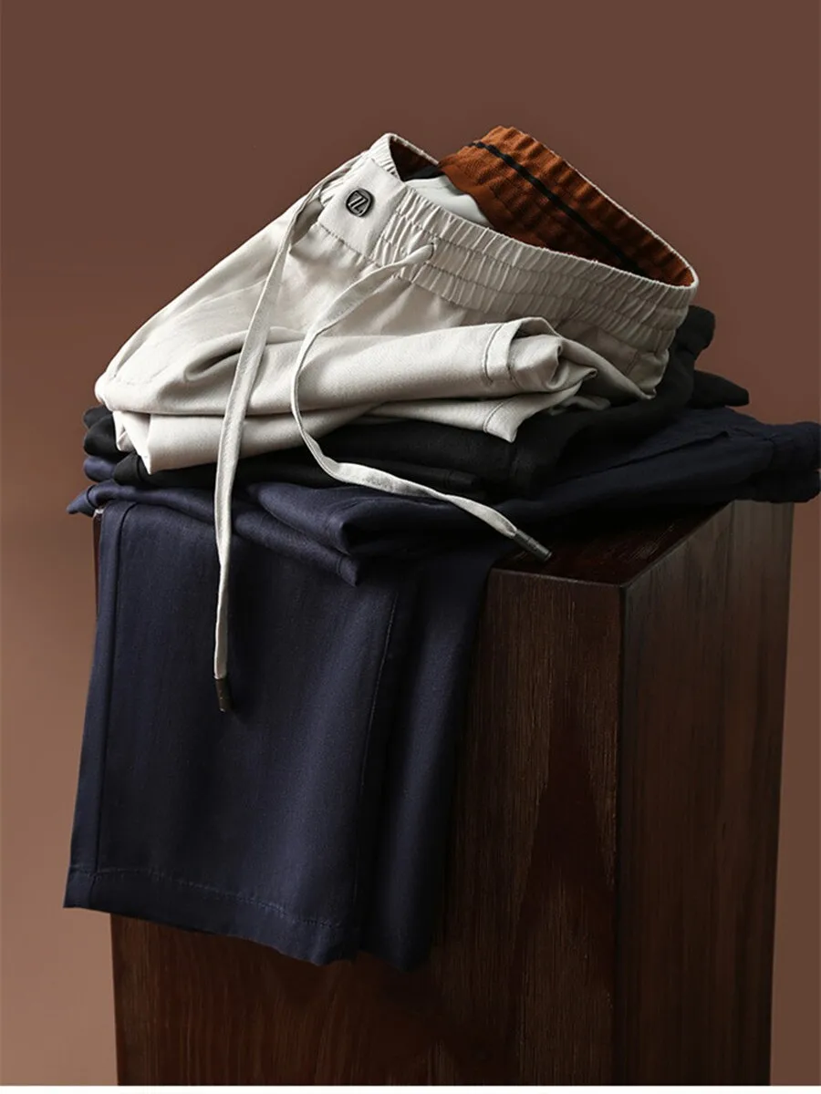 Итальянские мужские брюки класса люкс для бизнеса, лето 2025, повседневные, из льна и шелка, драпированные, с защитой от сминания, охлаждающие, 9035
Итальянские мужские брюки класса люкс для бизнеса, лето 2025, повседневные, из льна и шелка, драпированные, с защитой от сминания, охлаждающие, 9035