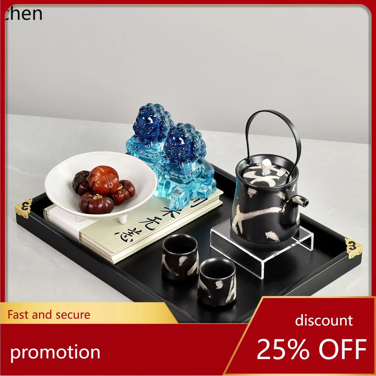 Zml large flat floor sales office clubhouse b&b home decoration new chinese tea set combination transparent lion
Zml large flat floor sales office clubhouse b&b home decoration new chinese tea set combination transparent lion