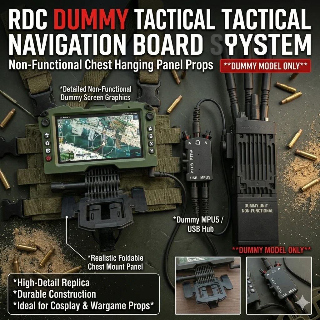 RDC Tactical Navigation Board Dummy Model Non-Functional Chest Hanging Panel for Airsoft Wargame CS Military Fans Cosplay Prop
RDC Tactical Navigation Board Dummy Model Non-Functional Chest Hanging Panel for Airsoft Wargame CS Military Fans Cosplay Prop