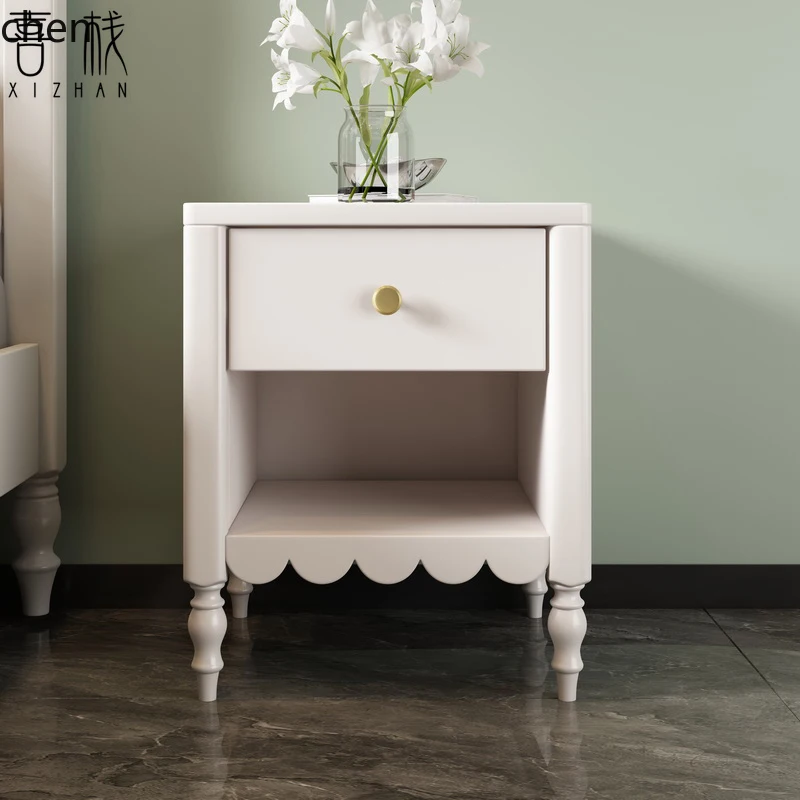 CP solid wood cream wind bedroom storage simple modern household small bedside locker
CP solid wood cream wind bedroom storage simple modern household small bedside locker