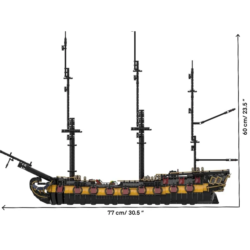 3060pcs MOC Pirates Ship HMS Theseus Warship Sailboat Model Building Block Diy Creative Assembly Educational Bricks Toys Gift
3060pcs MOC Pirates Ship HMS Theseus Warship Sailboat Model Building Block Diy Creative Assembly Educational Bricks Toys Gift