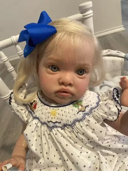 Индивидуальная ограниченная поставка 22-дюймовая кукла Reborn Baby Chantal с корнятыми волосами, уже готовая кукла с различным платьем
Индивидуальная ограниченная поставка 22-дюймовая кукла Reborn Baby Chantal с корнятыми волосами, уже готовая кукла с различным платьем