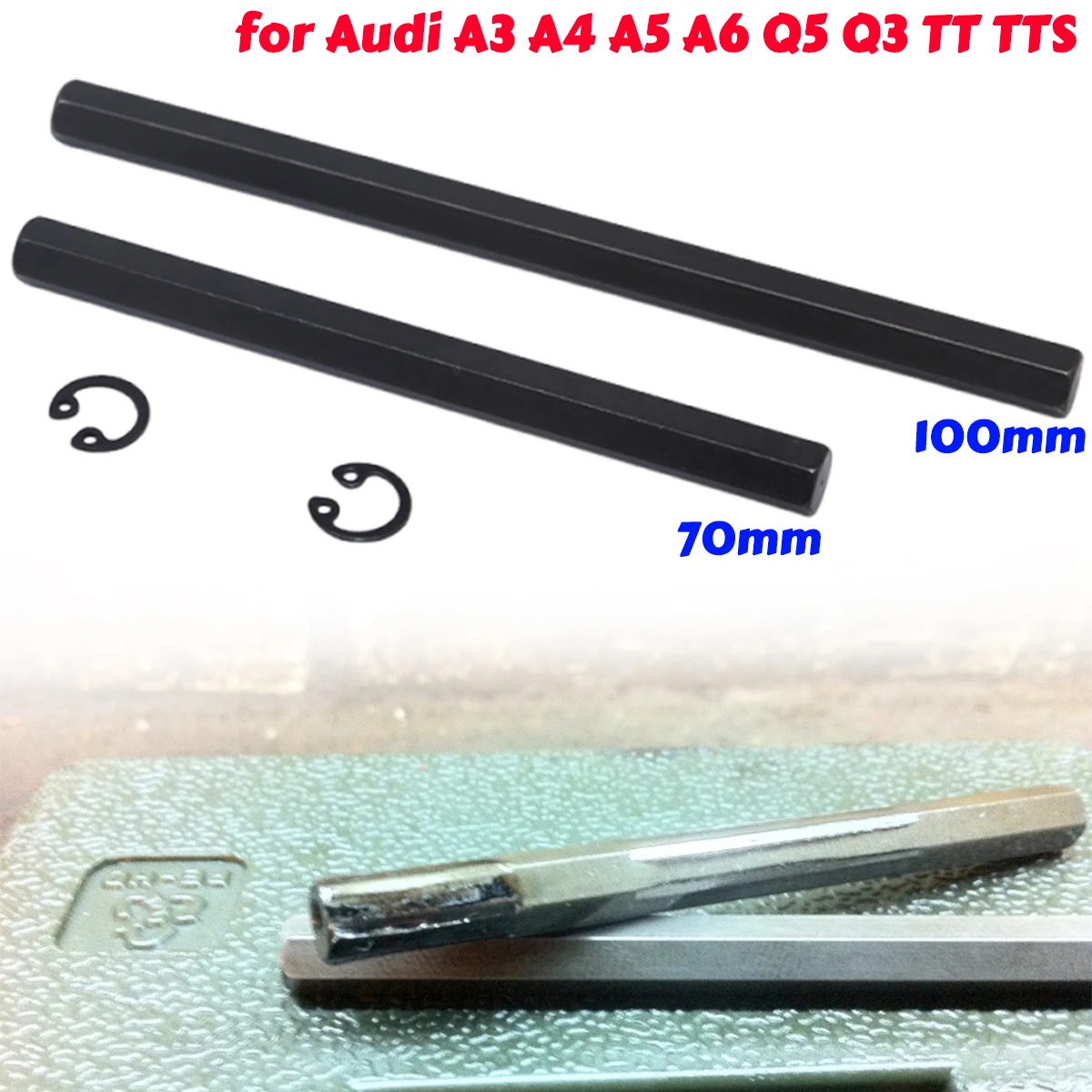 77/100mm Oil Pump Drive Key for Audi A3 A4 A5 A6 Q5 Q3 TT TTS Hex Allen Key Balance Shaft Securing Ring Circlip Replacement Car
77/100mm Oil Pump Drive Key for Audi A3 A4 A5 A6 Q5 Q3 TT TTS Hex Allen Key Balance Shaft Securing Ring Circlip Replacement Car
