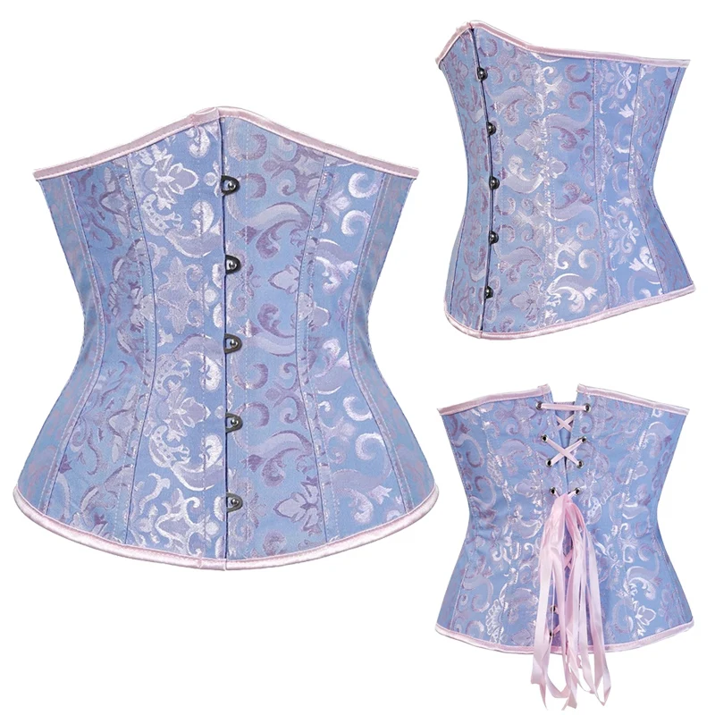 Women Steampunk Corset Waist Trainer Corsets Underbust Top Satin Waist Cincher Gothic Workout Corsets Lingerie Korsett
Women Steampunk Corset Waist Trainer Corsets Underbust Top Satin Waist Cincher Gothic Workout Corsets Lingerie Korsett