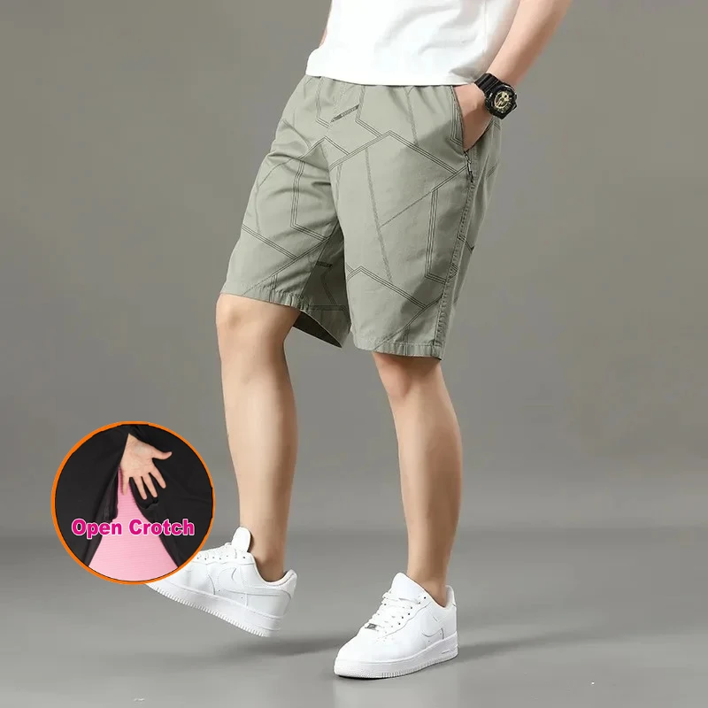 Mens Sexy Open Crotch Pants Sissy Hidden Zippers Outdoor Crotchless Pockets ShortsBreathable Half Pants Elastic Waistband
Mens Sexy Open Crotch Pants Sissy Hidden Zippers Outdoor Crotchless Pockets ShortsBreathable Half Pants Elastic Waistband