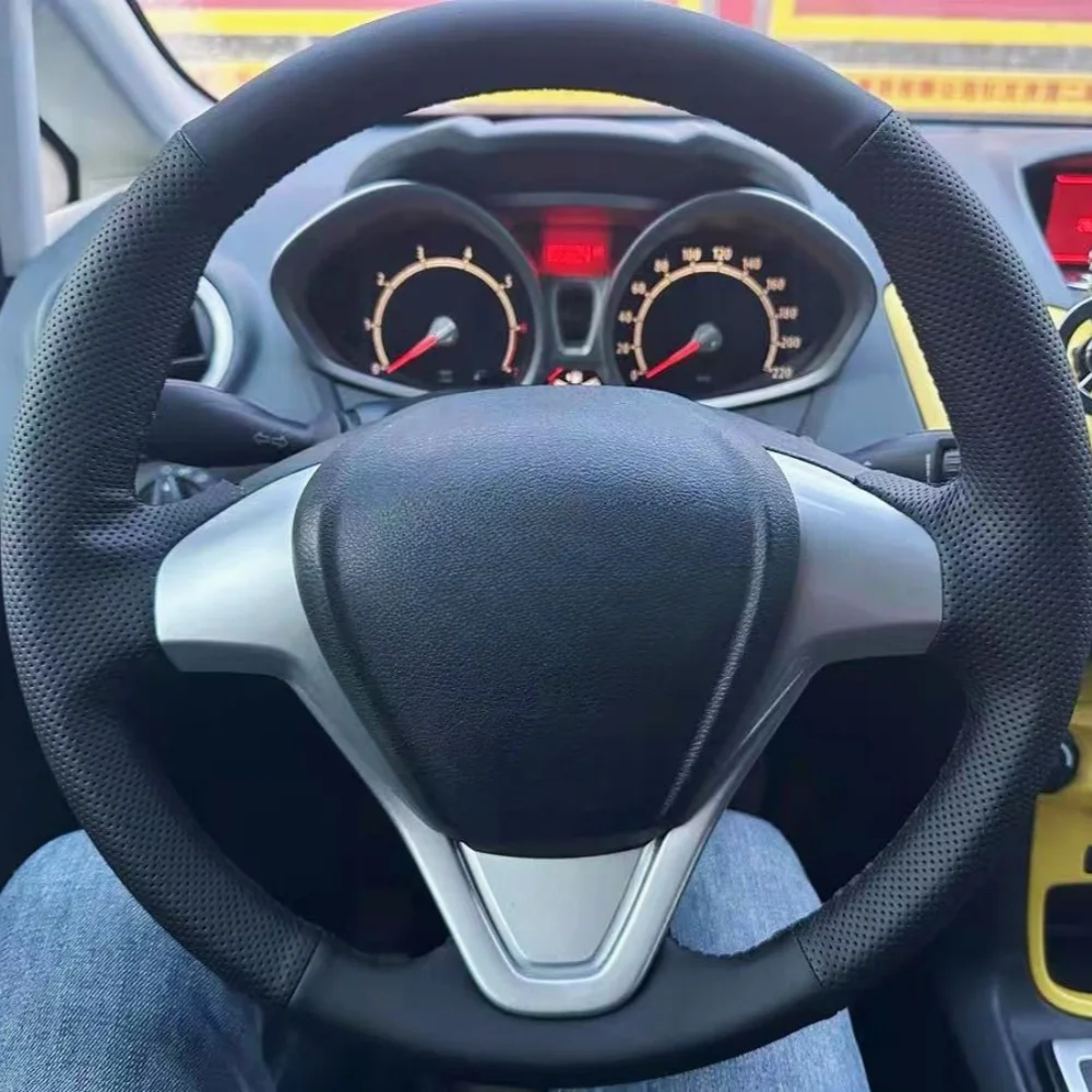 Изготовленный на заказ чехол на руль автомобиля из углеродного волокна из кожи для Ford Fiesta 2008-2017 EcoSport 2014 2015 2016 2017 Avant рулевая пленка
Изготовленный на заказ чехол на руль автомобиля из углеродного волокна из кожи для Ford Fiesta 2008-2017 EcoSport 2014 2015 2016 2017 Avant рулевая пленка