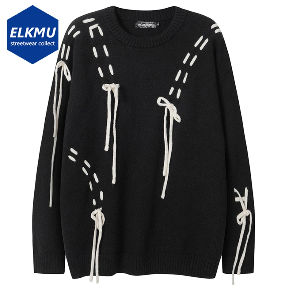 Drawstring Sweaters Hi Street Black Loose Knitted Sweater Streetwear Harajuku Oversized Harajuku Hip Hop Sweater Pullover Jumper
Drawstring Sweaters Hi Street Black Loose Knitted Sweater Streetwear Harajuku Oversized Harajuku Hip Hop Sweater Pullover Jumper