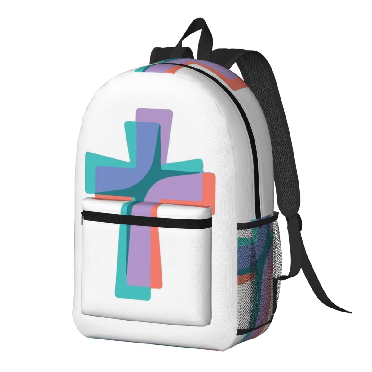 Colorful Geometric Cross Backpack Daypack Large Capacity Children BookBag School Bag Shoulder Bags for Men Women
Colorful Geometric Cross Backpack Daypack Large Capacity Children BookBag School Bag Shoulder Bags for Men Women