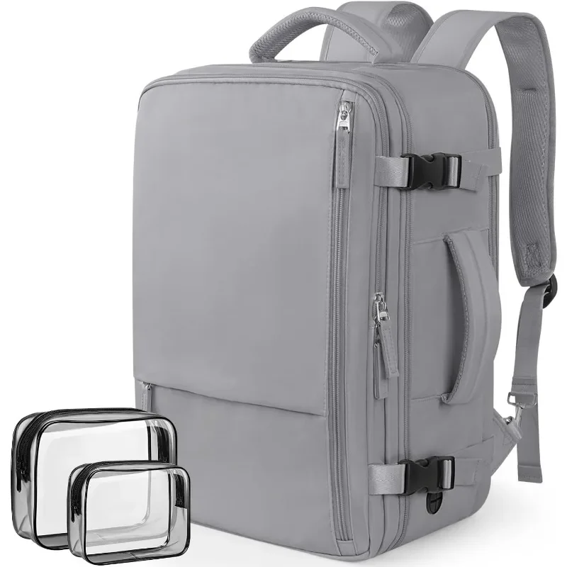 Travel Backpack , Carry On Backpack Expandable 40L Personal Item Bag, Waterproof Flight Approved, Nurse Casual Bookbag, Grey
Travel Backpack , Carry On Backpack Expandable 40L Personal Item Bag, Waterproof Flight Approved, Nurse Casual Bookbag, Grey