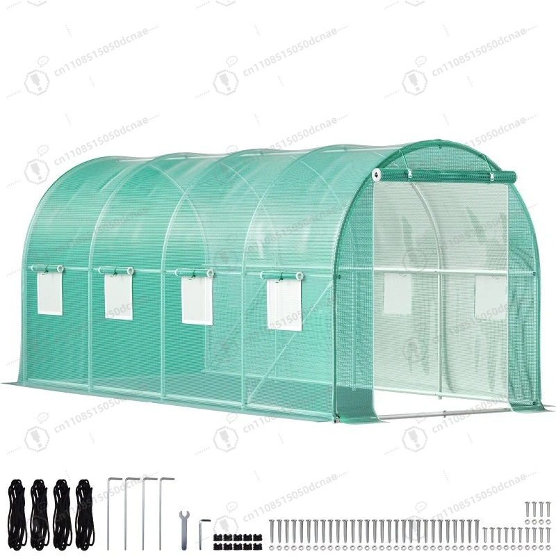 Walk in Tunnel Greenhouse Galvanized Frame Waterproof Cover 15x7x7 10x7x7 20x10x7 12x7x7 ft for Garden Patio
Walk in Tunnel Greenhouse Galvanized Frame Waterproof Cover 15x7x7 10x7x7 20x10x7 12x7x7 ft for Garden Patio