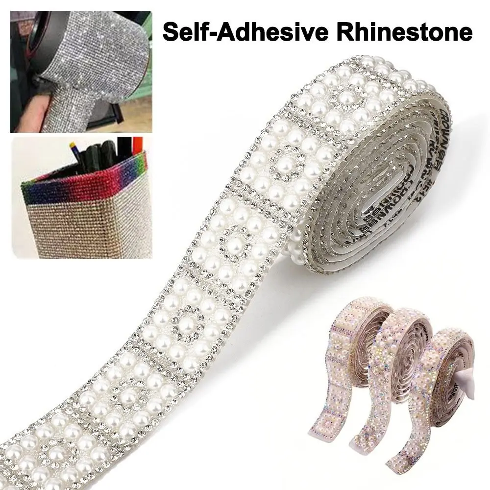 1 Yard Sewing Accessories Self-Adhesive Rhinestone Tape DIY Colorful Diamond Ribbon Glitter Arts Crafts Rhinestones Trim Tape
1 Yard Sewing Accessories Self-Adhesive Rhinestone Tape DIY Colorful Diamond Ribbon Glitter Arts Crafts Rhinestones Trim Tape