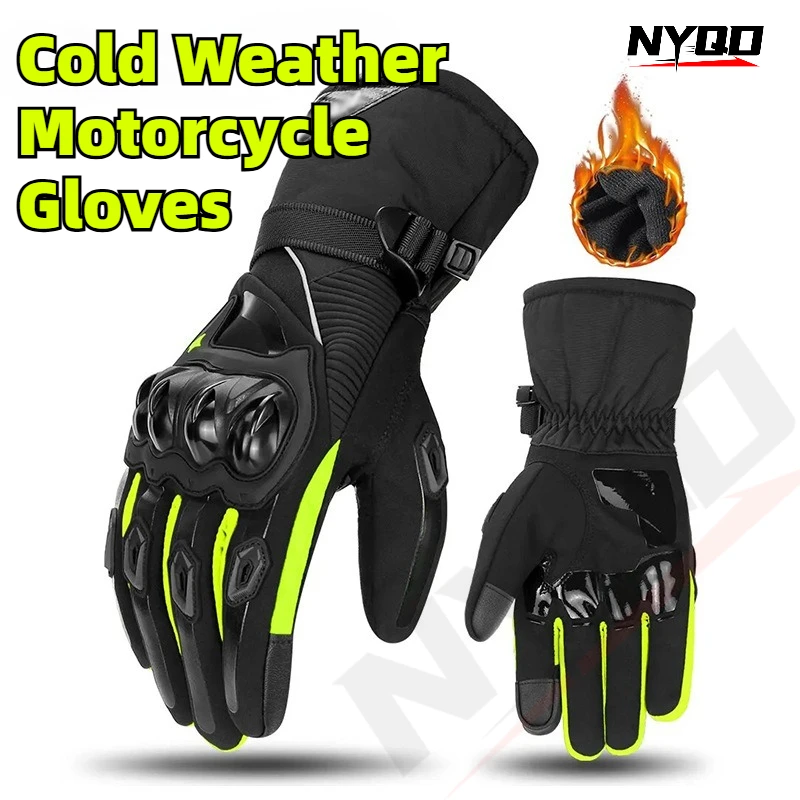 Winter Motorcycle Gloves Waterproof Thermal Anti-Slip Electric Scooter Riding Gloves for Men Women
Winter Motorcycle Gloves Waterproof Thermal Anti-Slip Electric Scooter Riding Gloves for Men Women