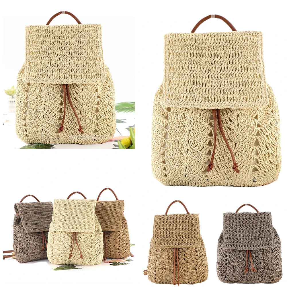 Straw Beach Shoulders Bucket Bag for Women Crochet Shoulder Backpack Flap Drawstring Shoulders Bag for Summer Beach Holiday
Straw Beach Shoulders Bucket Bag for Women Crochet Shoulder Backpack Flap Drawstring Shoulders Bag for Summer Beach Holiday