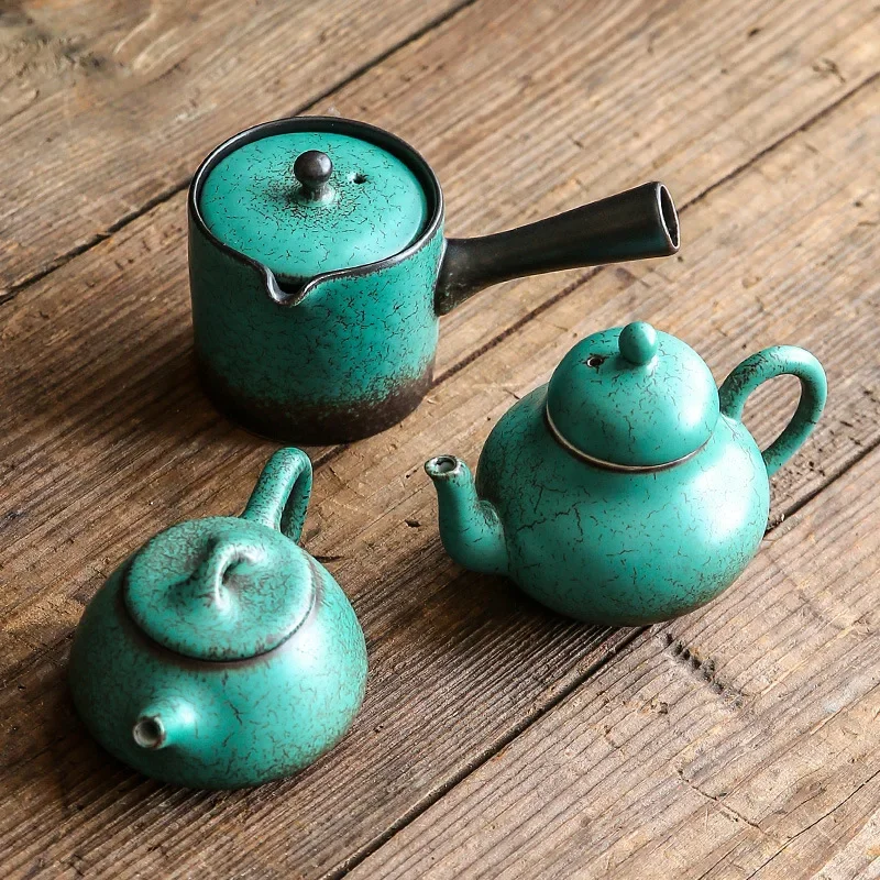 3 Style Vintage 150ml Pottery Kettle Teapot Tea Ceremony Set Milk Oolong Tea Tie Guan Yin Puer Small Teapot Green Teaware Type
3 Style Vintage 150ml Pottery Kettle Teapot Tea Ceremony Set Milk Oolong Tea Tie Guan Yin Puer Small Teapot Green Teaware Type