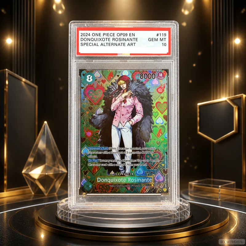 OPCG 119 Donquixote Rosinante DIY Rating Card Collection Card Copy 10Points Rating Card Game Gift
OPCG 119 Donquixote Rosinante DIY Rating Card Collection Card Copy 10Points Rating Card Game Gift