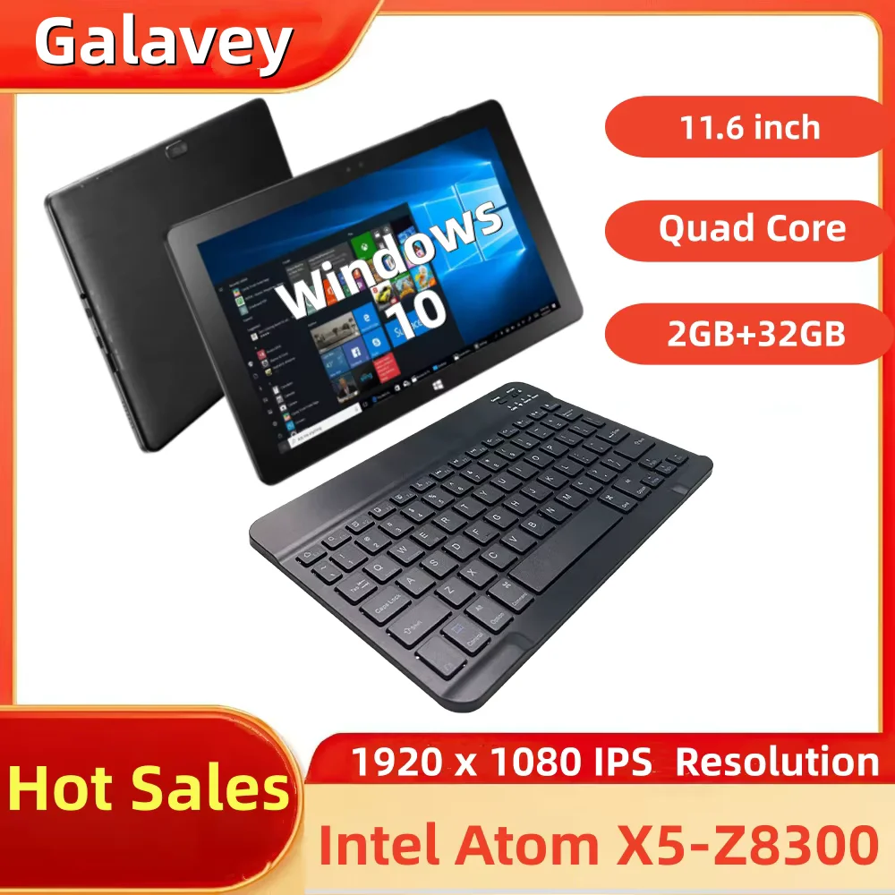 Type-C Intel X5-Z8300 CPU 11.6 Inch Windows 10 Tablet Quad Core Dual Camera 2GB+32GB 1920 x 1080 IPS Mini HD-MI Port
Type-C Intel X5-Z8300 CPU 11.6 Inch Windows 10 Tablet Quad Core Dual Camera 2GB+32GB 1920 x 1080 IPS Mini HD-MI Port