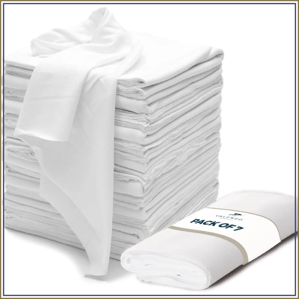 Lint Free Rags – 100% Cotton, Soft T-Shirt Cloth, 17"x17" (Pack of 7), Reusable & Absorbent for Staining Wood, Cast Iron, Dusting, Polishing, Painting & Cleaning
Lint Free Rags – 100% Cotton, Soft T-Shirt Cloth, 17"x17" (Pack of 7), Reusable & Absorbent for Staining Wood, Cast Iron, Dusting, Polishing, Painting & Cleaning