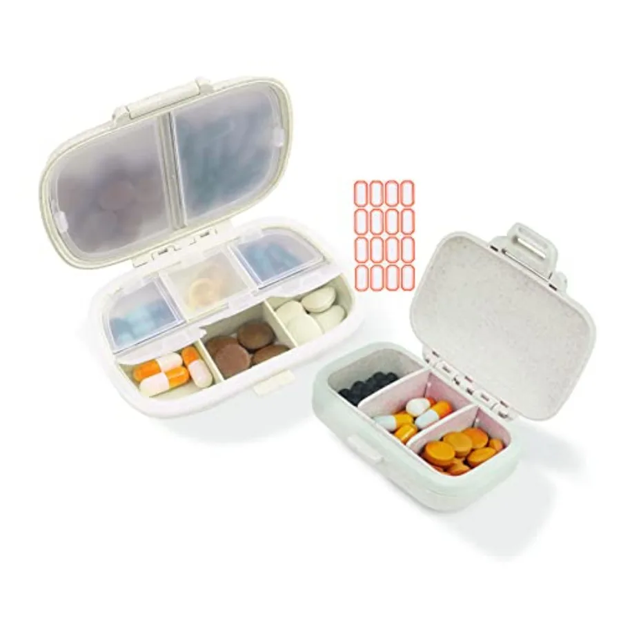 2 Pack Pill Organizer Box - mall Pill Dipener He Travel Eential upplement Holder Pable Cae 8 Cpartment and 3 Cpartment Containe
2 Pack Pill Organizer Box - mall Pill Dipener He Travel Eential upplement Holder Pable Cae 8 Cpartment and 3 Cpartment Containe