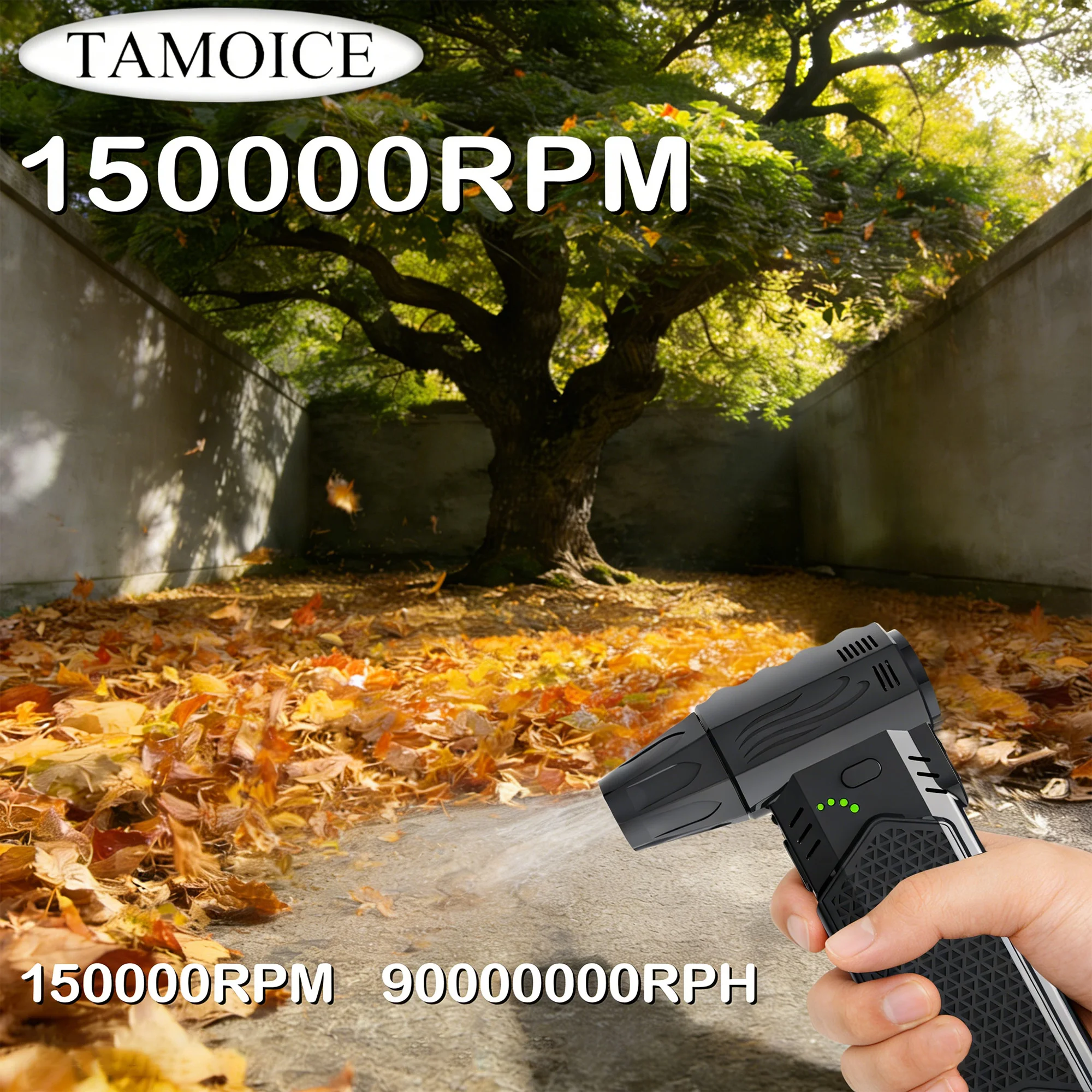 150000 RPM cost-effective powerful fan, high-speed turbine brushless motor, handheld powerful dust-blowing and cooling fan
150000 RPM cost-effective powerful fan, high-speed turbine brushless motor, handheld powerful dust-blowing and cooling fan