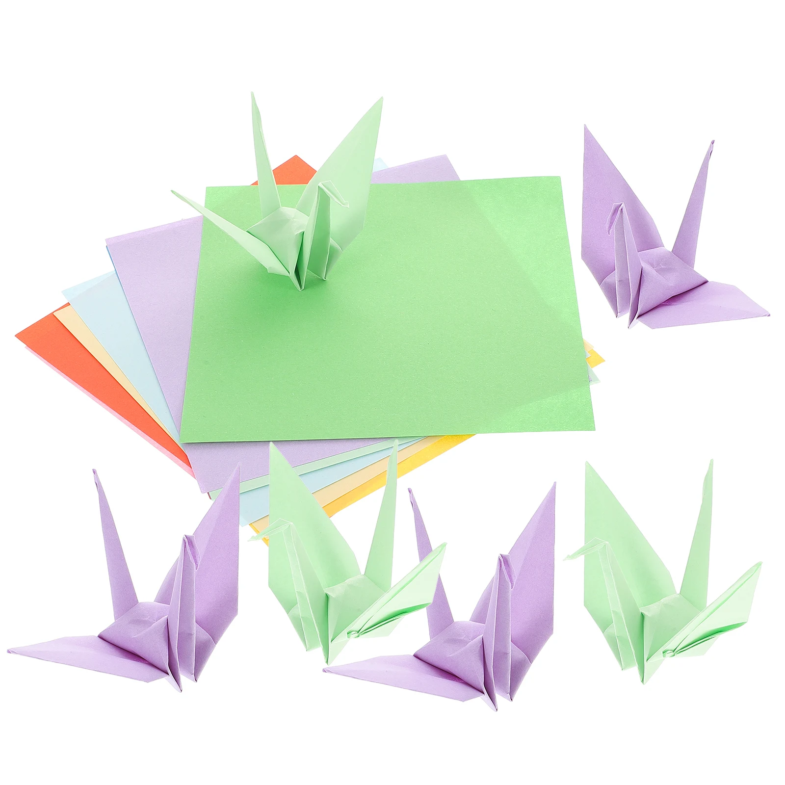 100 pcs Colored Paper for Kids Double Sided Crafting Sheets igami Folding Supplies Kindergarten Coloring Toys
100 pcs Colored Paper for Kids Double Sided Crafting Sheets igami Folding Supplies Kindergarten Coloring Toys