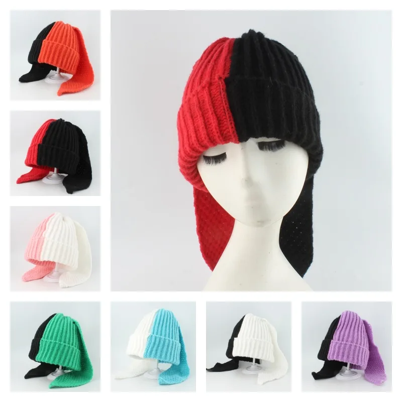 Autumn Cap Winter Long Ears Rabbit Knitted Hat Woman Autumn Winter Warm Matching Color Woolen Cold Men Woman
Autumn Cap Winter Long Ears Rabbit Knitted Hat Woman Autumn Winter Warm Matching Color Woolen Cold Men Woman