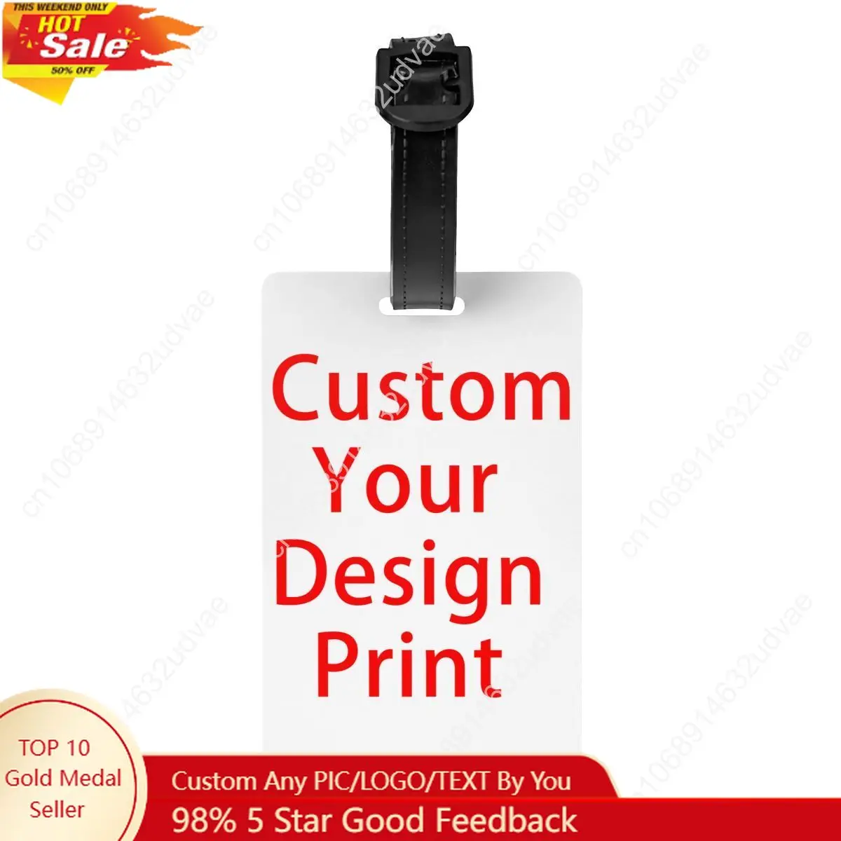Custom Custom Your Design Luggage Tag for Travel Suitcase Customized Logo Printed Privacy Cover ID Label
Custom Custom Your Design Luggage Tag for Travel Suitcase Customized Logo Printed Privacy Cover ID Label