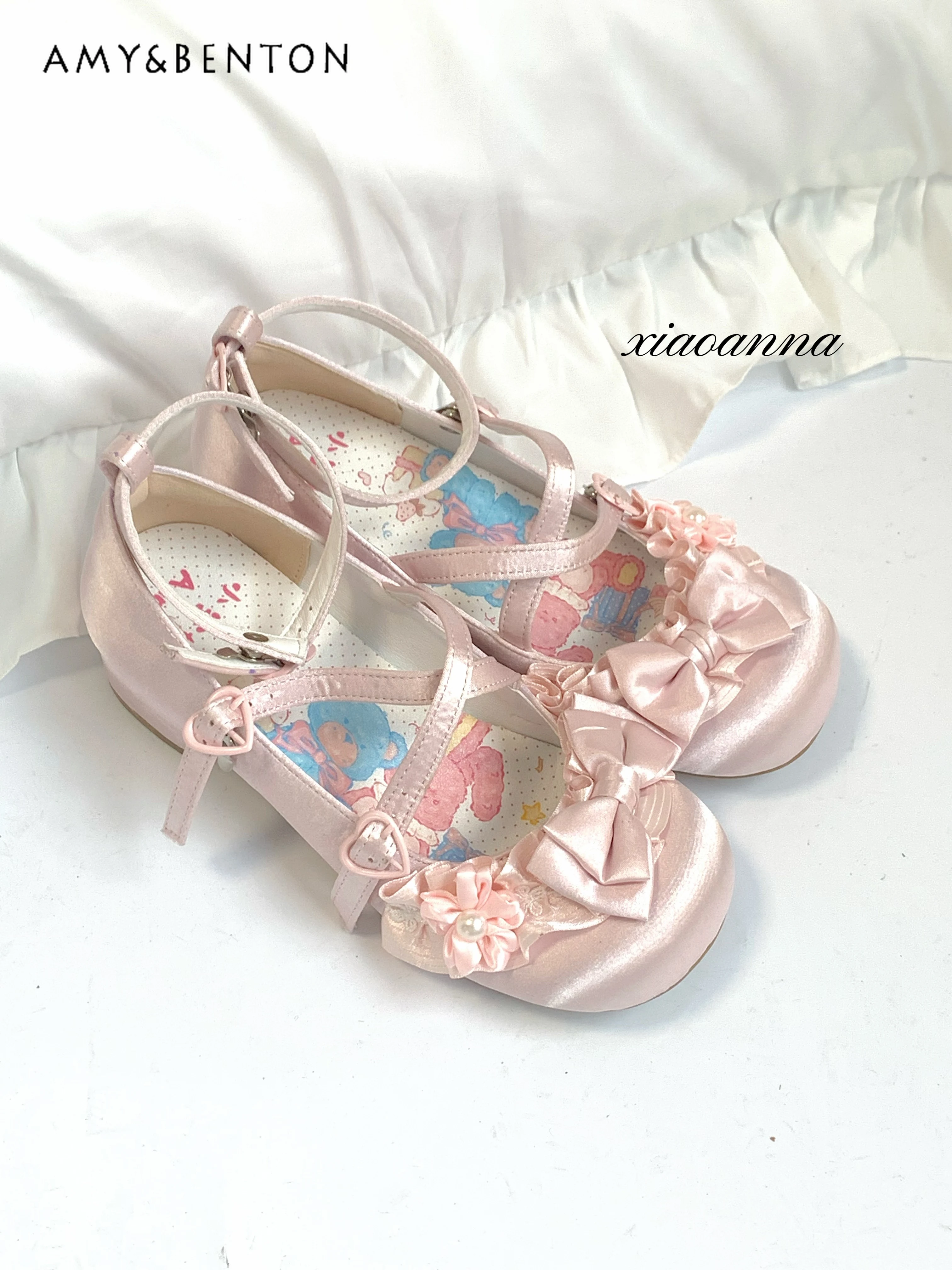 Original Lolita Sweet Girl Versatile Lace Satin Ballet Style Princess Mary Jane Shoes High Sense Exquisite Chic High Heels Women
Original Lolita Sweet Girl Versatile Lace Satin Ballet Style Princess Mary Jane Shoes High Sense Exquisite Chic High Heels Women