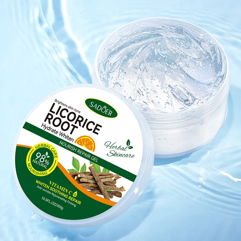 SADOER Licorice Vitamin C Face Cream Gel Moisturizing Brightening Repairing Hydrating Facial Gel Creams for Face Skin Care
SADOER Licorice Vitamin C Face Cream Gel Moisturizing Brightening Repairing Hydrating Facial Gel Creams for Face Skin Care