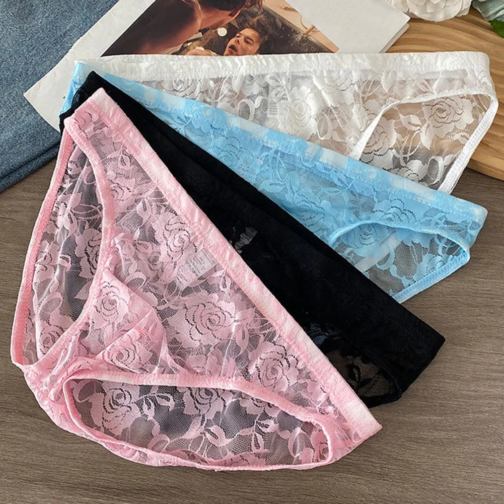 Mens See Through Lace Underwear For Man Pouch Briefs Low Waist Very Hot Lingerie Mesh Breathable Unisex Panties Men's Underpants
Mens See Through Lace Underwear For Man Pouch Briefs Low Waist Very Hot Lingerie Mesh Breathable Unisex Panties Men's Underpants