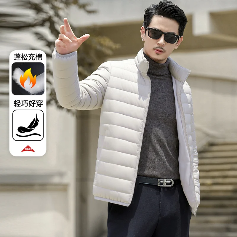 Parkas High-quality Men's New Lightweight Winter Windproof Down Cotton Jacket Middle-aged and Young Plus Size Cotton Jacket
Parkas High-quality Men's New Lightweight Winter Windproof Down Cotton Jacket Middle-aged and Young Plus Size Cotton Jacket