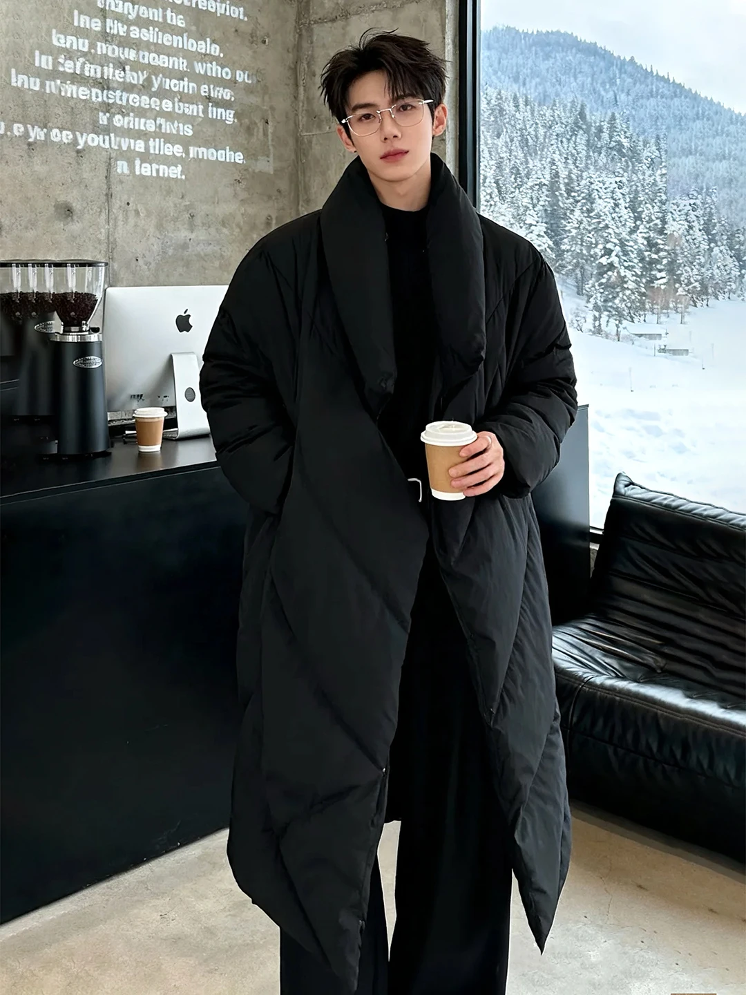 Korean Style Men's Thickened Long Winter Coat over Knee Length Middle-Length Cotton Jacket Warmth Sensation Youth Fashion
Korean Style Men's Thickened Long Winter Coat over Knee Length Middle-Length Cotton Jacket Warmth Sensation Youth Fashion