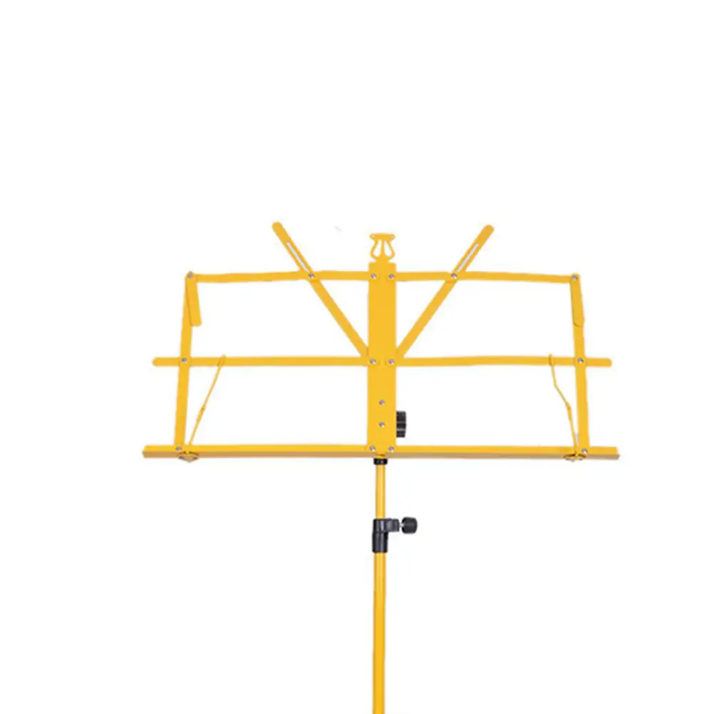 Folding Music Stand Tripod Sheet Holder Metal Adjustable Height Non Feet Yellow Lightweight Storage Guitar
Folding Music Stand Tripod Sheet Holder Metal Adjustable Height Non Feet Yellow Lightweight Storage Guitar