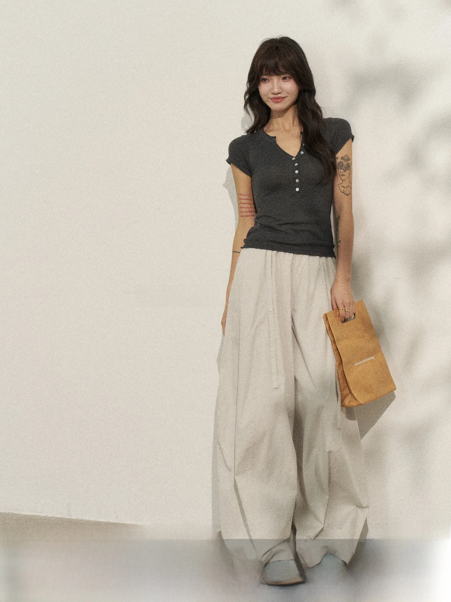 Korean Style Wide Leg Pants Elastic Waist Spring Summer Autumn Winter Casual Pants Flower7 Korean Style Curved Knife Balloon ...
Korean Style Wide Leg Pants Elastic Waist Spring Summer Autumn Winter Casual Pants Flower7 Korean Style Curved Knife Balloon ...