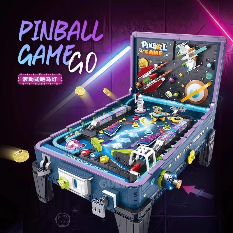 GULY 60526 Game Console Series Three-Dimensional Pinball Table Assembly Building Blocks Desktop Educational Toy Gift Model
GULY 60526 Game Console Series Three-Dimensional Pinball Table Assembly Building Blocks Desktop Educational Toy Gift Model
