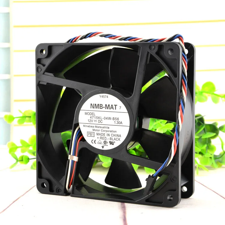 NEW ORIGINAL 4715KL-04W-B56 12V 1.30A 12038 120x120x38mm COOLING FAN RADIATOR
NEW ORIGINAL 4715KL-04W-B56 12V 1.30A 12038 120x120x38mm COOLING FAN RADIATOR