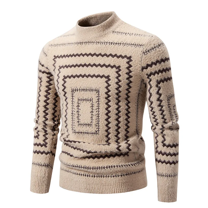 Autumn and Winter New Men's Fashion Trend Pullover Casual Loose Versatile Sweater Knitted Sweater
Autumn and Winter New Men's Fashion Trend Pullover Casual Loose Versatile Sweater Knitted Sweater
