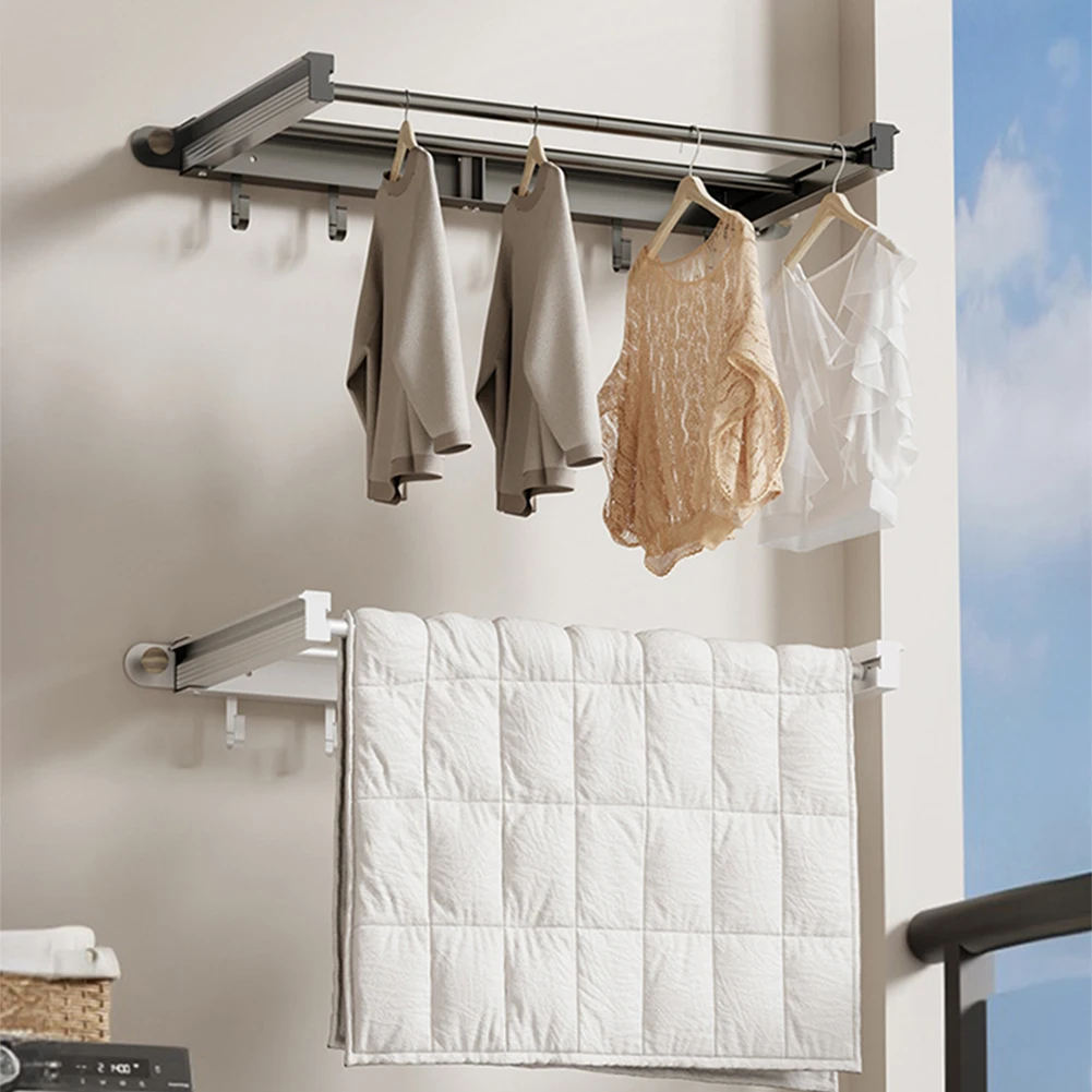 Wall Mounted Clothes Drying Rack Space-Saving Foldable Laundry Rack Laundry Drying Rack for Laundry
Wall Mounted Clothes Drying Rack Space-Saving Foldable Laundry Rack Laundry Drying Rack for Laundry