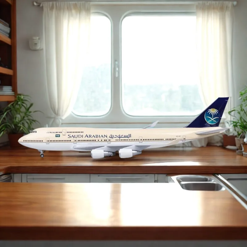 Plane Model Aircraft 1/150 Scale B747-400 Saudi Arabian Airlines Miniature Airplane Resin Collectible Aircraft Boy Toys Gift
Plane Model Aircraft 1/150 Scale B747-400 Saudi Arabian Airlines Miniature Airplane Resin Collectible Aircraft Boy Toys Gift