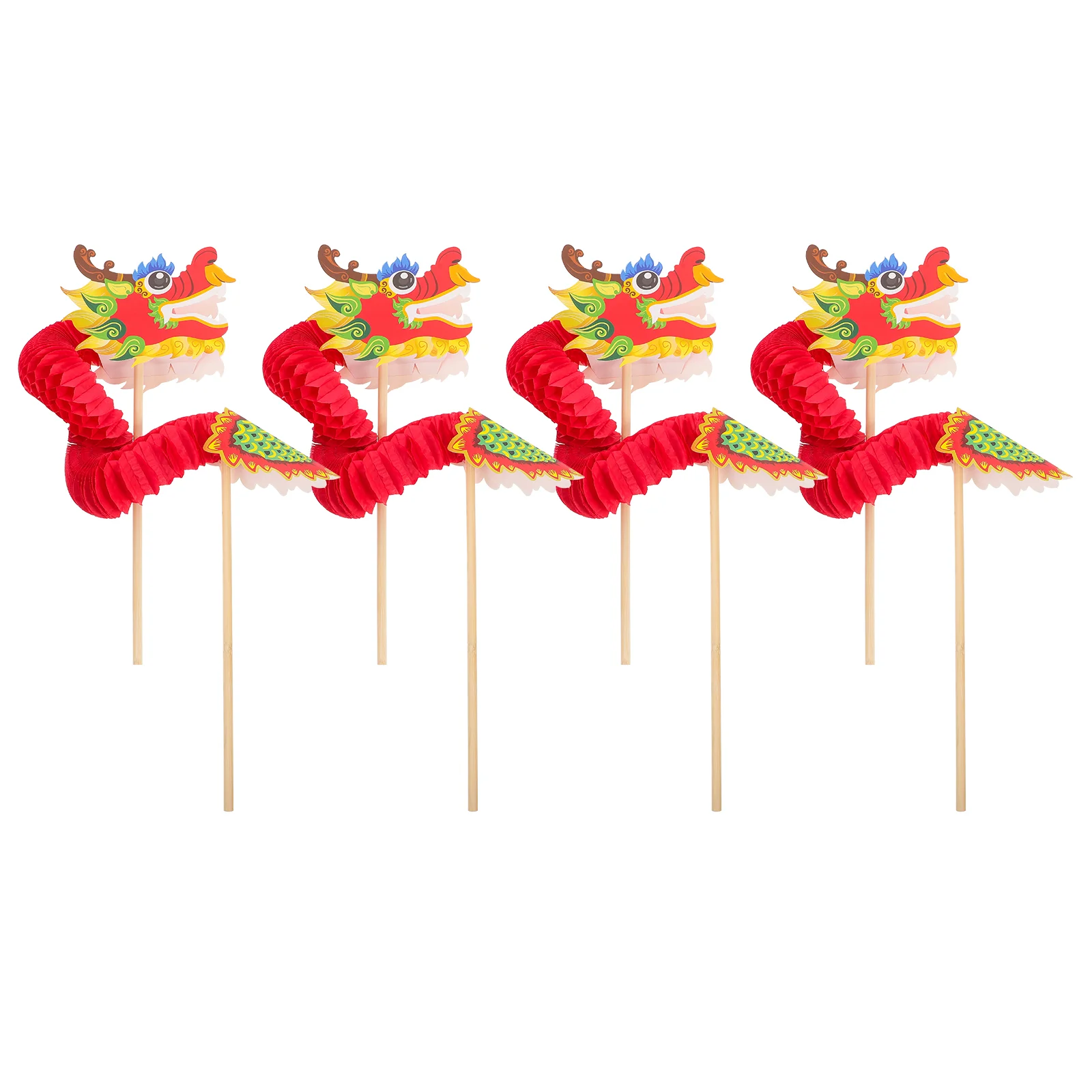 4 Pcs Chinese Paper Dragon China New Year Decor Photo Props Decorate Handheld Child
4 Pcs Chinese Paper Dragon China New Year Decor Photo Props Decorate Handheld Child