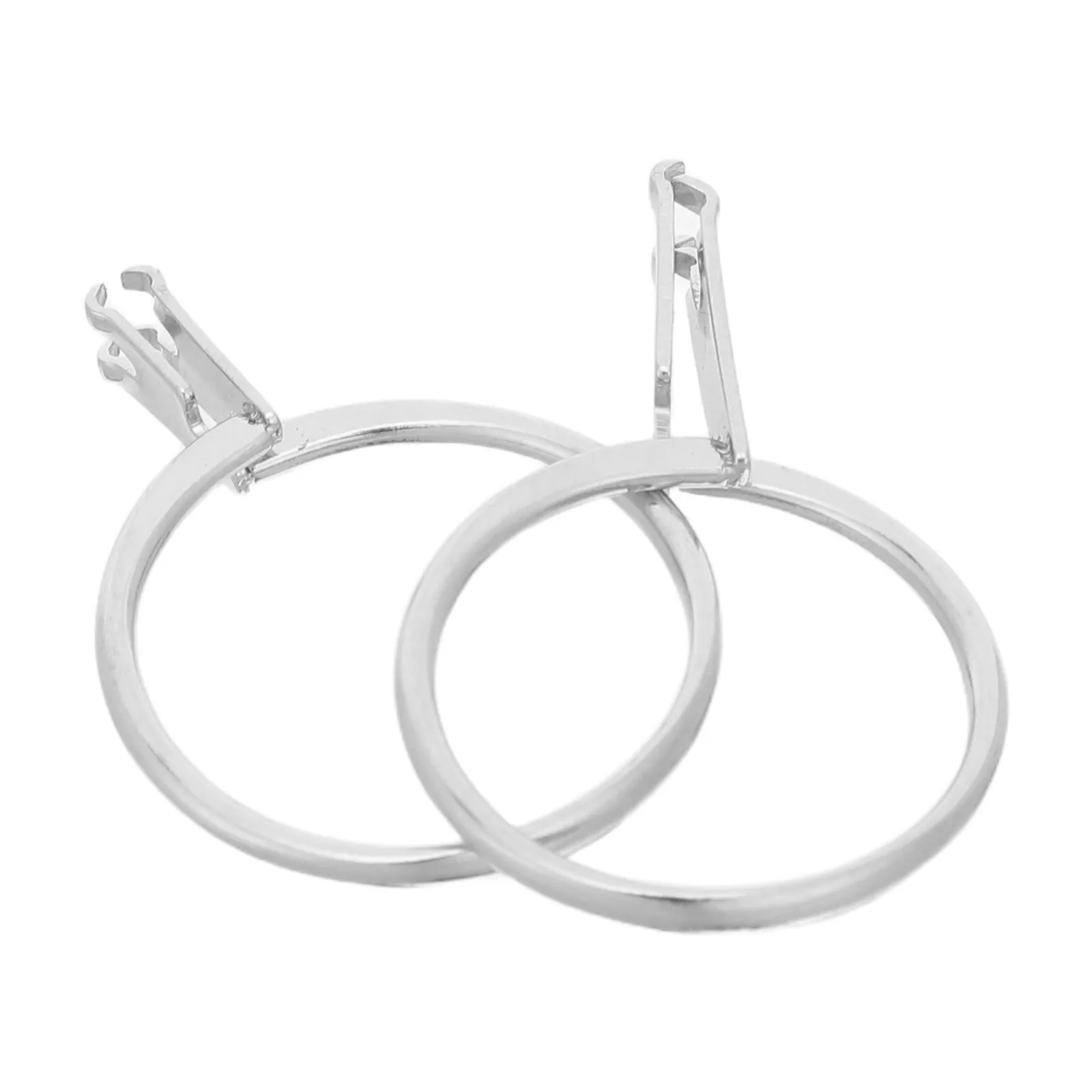 2Pcs Adjustable Gemstone Blank Ring Prong Claw Holder Jewelry Making Tool Try-on Display Ring for Loose Stones Support
2Pcs Adjustable Gemstone Blank Ring Prong Claw Holder Jewelry Making Tool Try-on Display Ring for Loose Stones Support