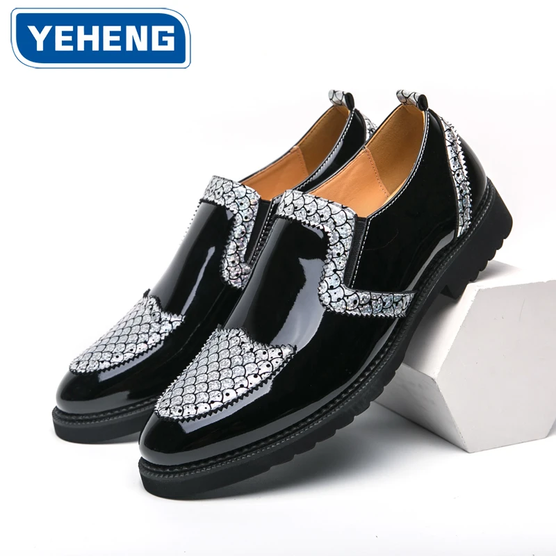 Роскошные мужские золотые кожаные туфли в британском стиле, модельные туфли, мужские лоферы без шнуровки, модельер, свадебные, деловые, офисные туфли
Роскошные мужские золотые кожаные туфли в британском стиле, модельные туфли, мужские лоферы без шнуровки, модельер, свадебные, деловые, офисные туфли