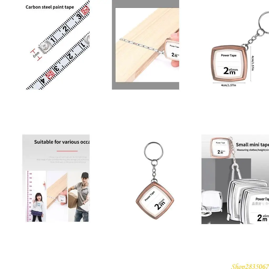 Portable Steel Measuring Tape Ruler Retractable with Keyring Easy Measurements 831F
Portable Steel Measuring Tape Ruler Retractable with Keyring Easy Measurements 831F