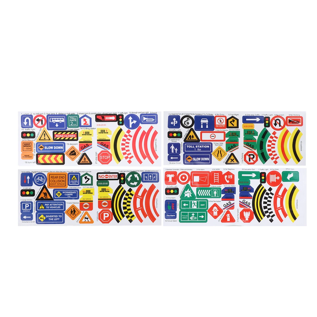 112Pcs Road Traffic Sign Set Street Signal Scene Matching Game Artistic Educational Learning Tool for Toddlers Pre School
112Pcs Road Traffic Sign Set Street Signal Scene Matching Game Artistic Educational Learning Tool for Toddlers Pre School