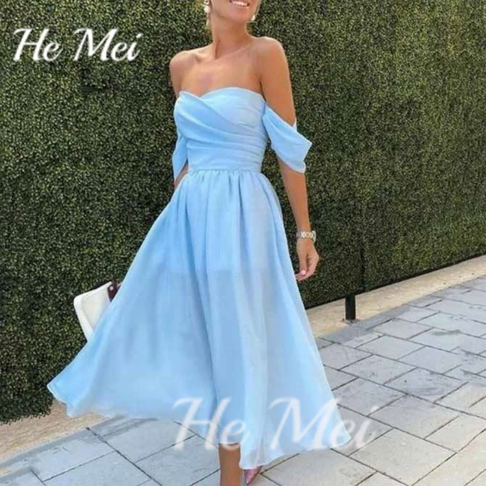 Simple Prom Dress For Women Elegant A Line Sweetheart Neck Evening Gowns Off The Shoulder Mid Calf Length Party Dresses
Simple Prom Dress For Women Elegant A Line Sweetheart Neck Evening Gowns Off The Shoulder Mid Calf Length Party Dresses