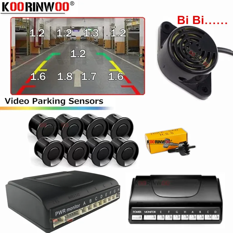 Koorinwoo 2025 Parktronics Автомобильные датчики парковки 8/6/4 Радарные радары Зонд сигнализации Детектор видеосистемы RCA Показать расстояние изображения Помощь
Koorinwoo 2025 Parktronics Автомобильные датчики парковки 8/6/4 Радарные радары Зонд сигнализации Детектор видеосистемы RCA Показать расстояние изображения Помощь