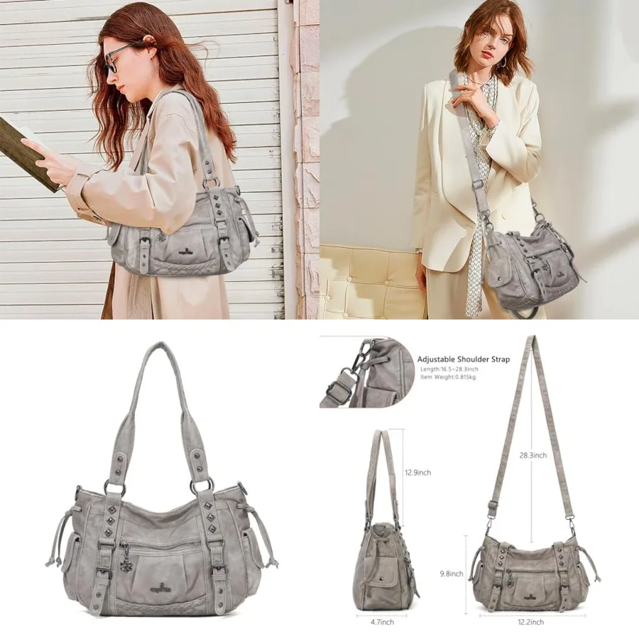 Angel Kiss Shoulder Bag For Women Multi Pocket Retro Hobo Handbags Satchel Tote Bag
Angel Kiss Shoulder Bag For Women Multi Pocket Retro Hobo Handbags Satchel Tote Bag