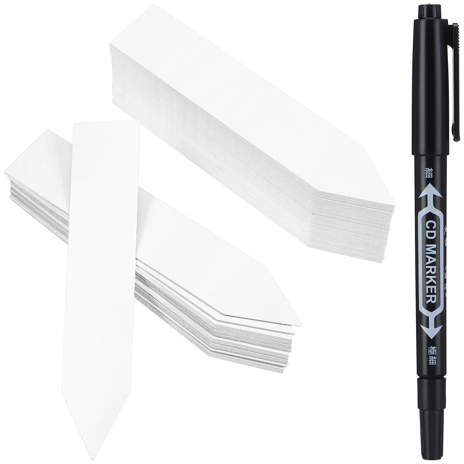 120pcs White PVC Plant Labels Blank Garden Stake Tags Flower Markers Writable Surface Durable Reusable Black Marker Pen
120pcs White PVC Plant Labels Blank Garden Stake Tags Flower Markers Writable Surface Durable Reusable Black Marker Pen