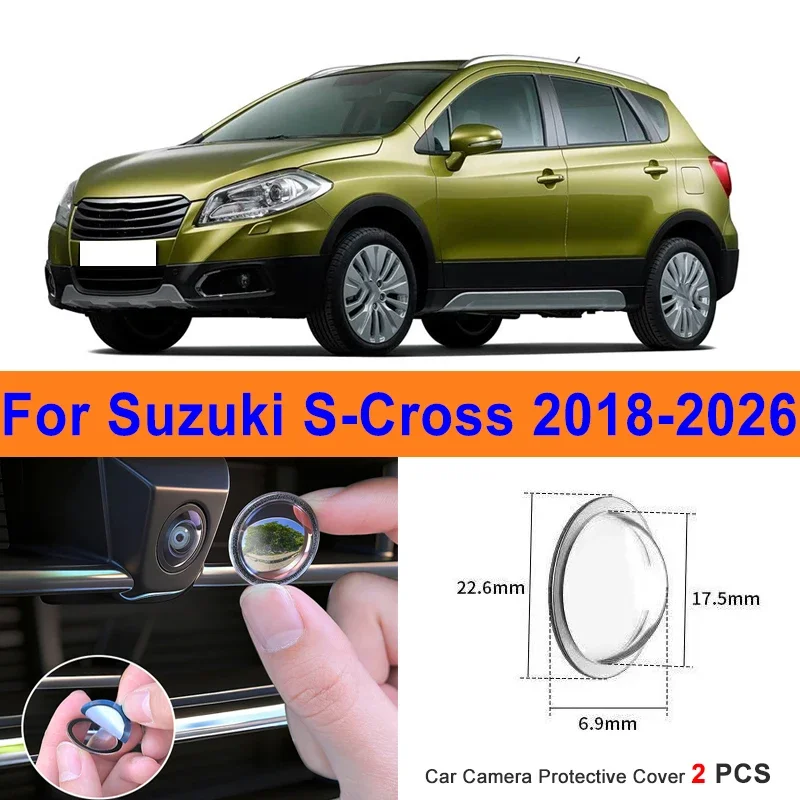360 Reverse Image Car Camera Cover Anti-Scratch PC Lens Protector Stickers For Suzuki S-Cross 2018-2026 2Pcs
360 Reverse Image Car Camera Cover Anti-Scratch PC Lens Protector Stickers For Suzuki S-Cross 2018-2026 2Pcs