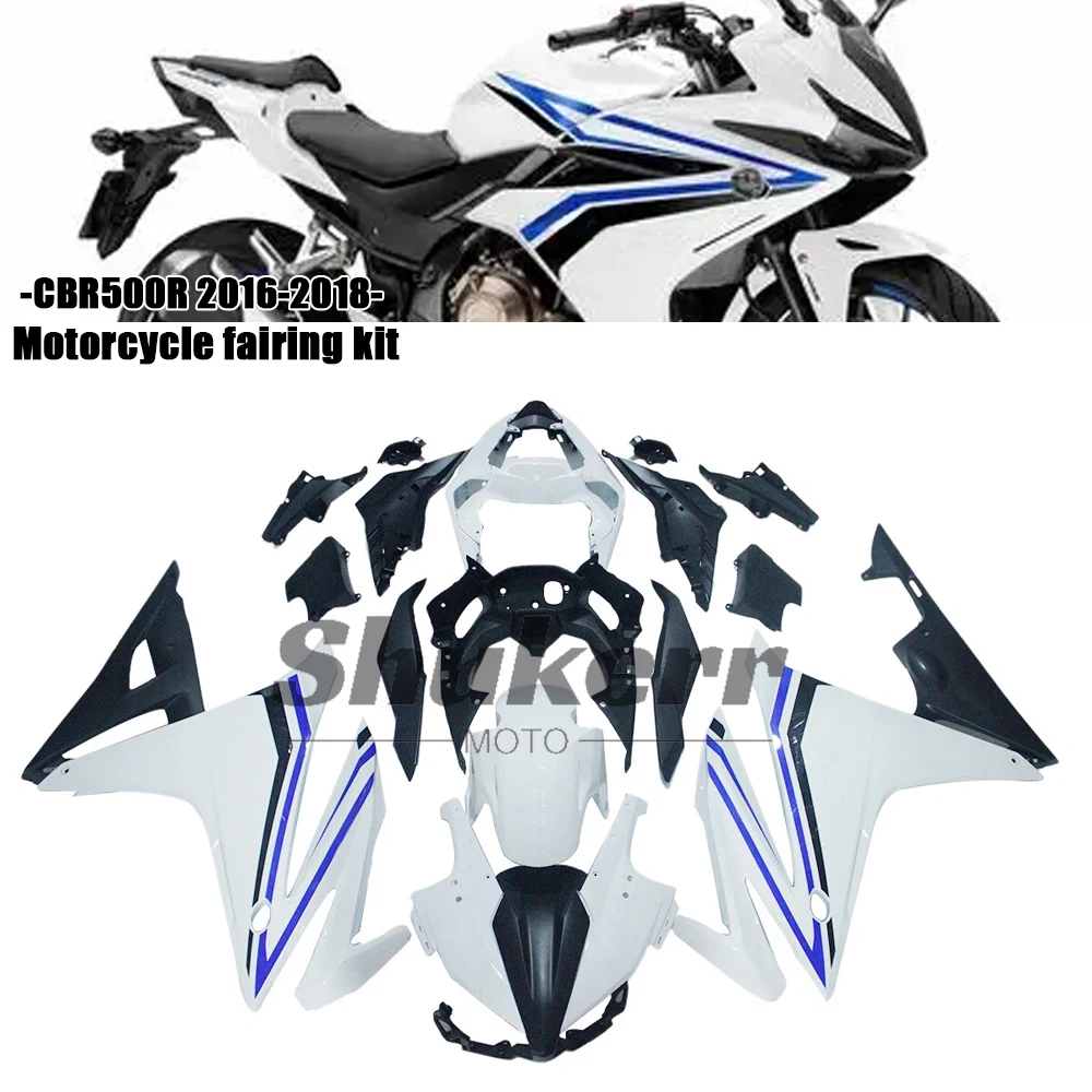 New Abs Motorcycle Plastics Fairing Kit Injection Mold Bodywork Panel Kit Fit for Honda Cbr500R 2016 2017 2018
New Abs Motorcycle Plastics Fairing Kit Injection Mold Bodywork Panel Kit Fit for Honda Cbr500R 2016 2017 2018