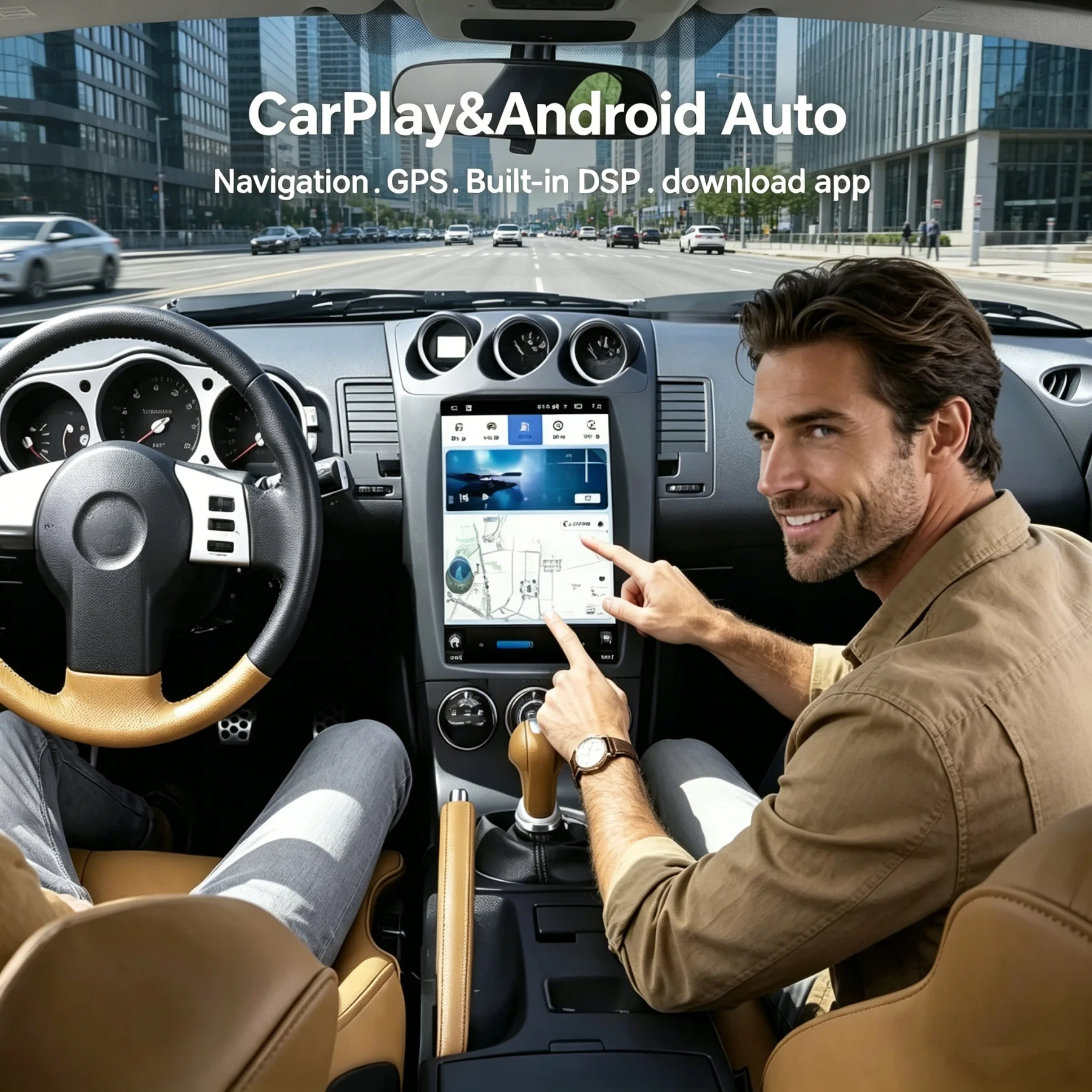 For Nissan 350Z 2002-2007 Android Multimedia Player Car Radio Wireless Carplay Screen WIFI GPS Navigation Auto Stereo Head unit
For Nissan 350Z 2002-2007 Android Multimedia Player Car Radio Wireless Carplay Screen WIFI GPS Navigation Auto Stereo Head unit